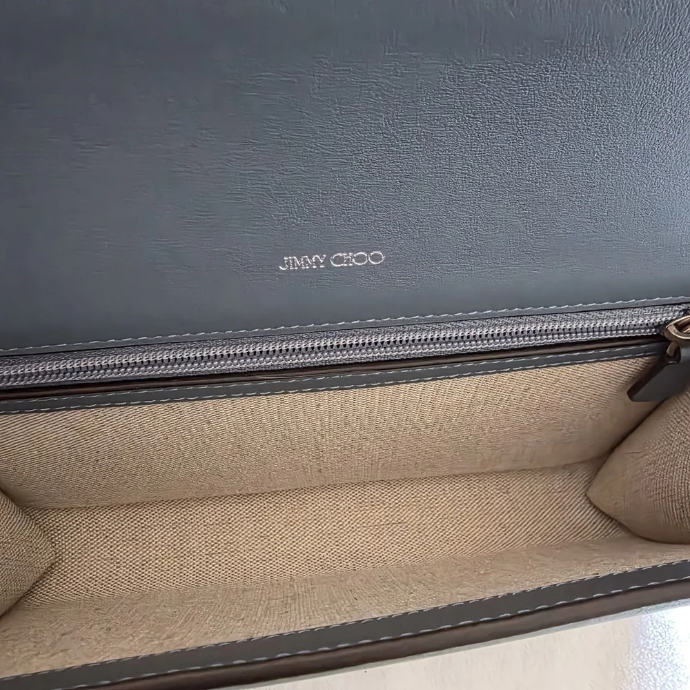 Jimmy Choo Dark Gray Crossbody Bag